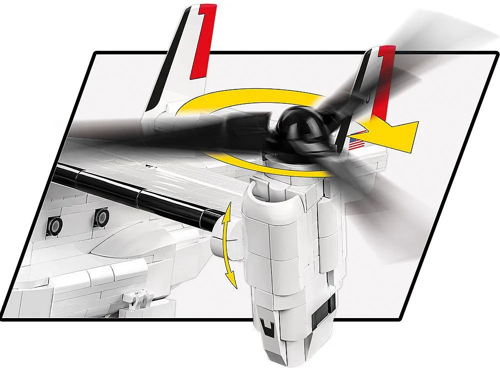 COBI 5835 Bell-Boeing V-22 Osprey Erstausgabe des Erstflugs