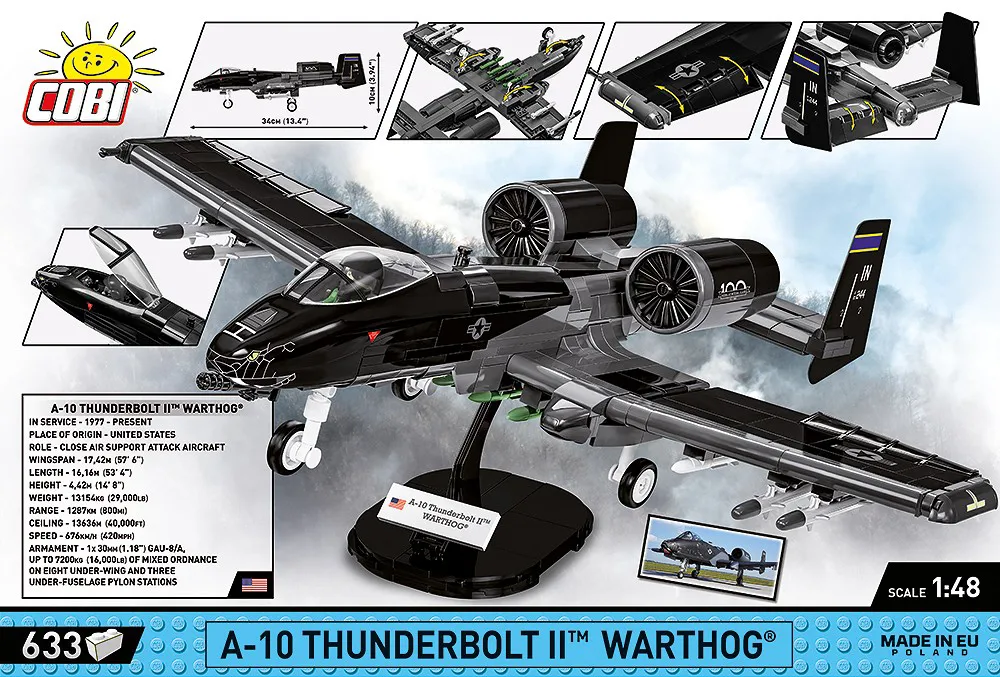 COBI 5837 A-10 Thunderbolt II Warzenschwein