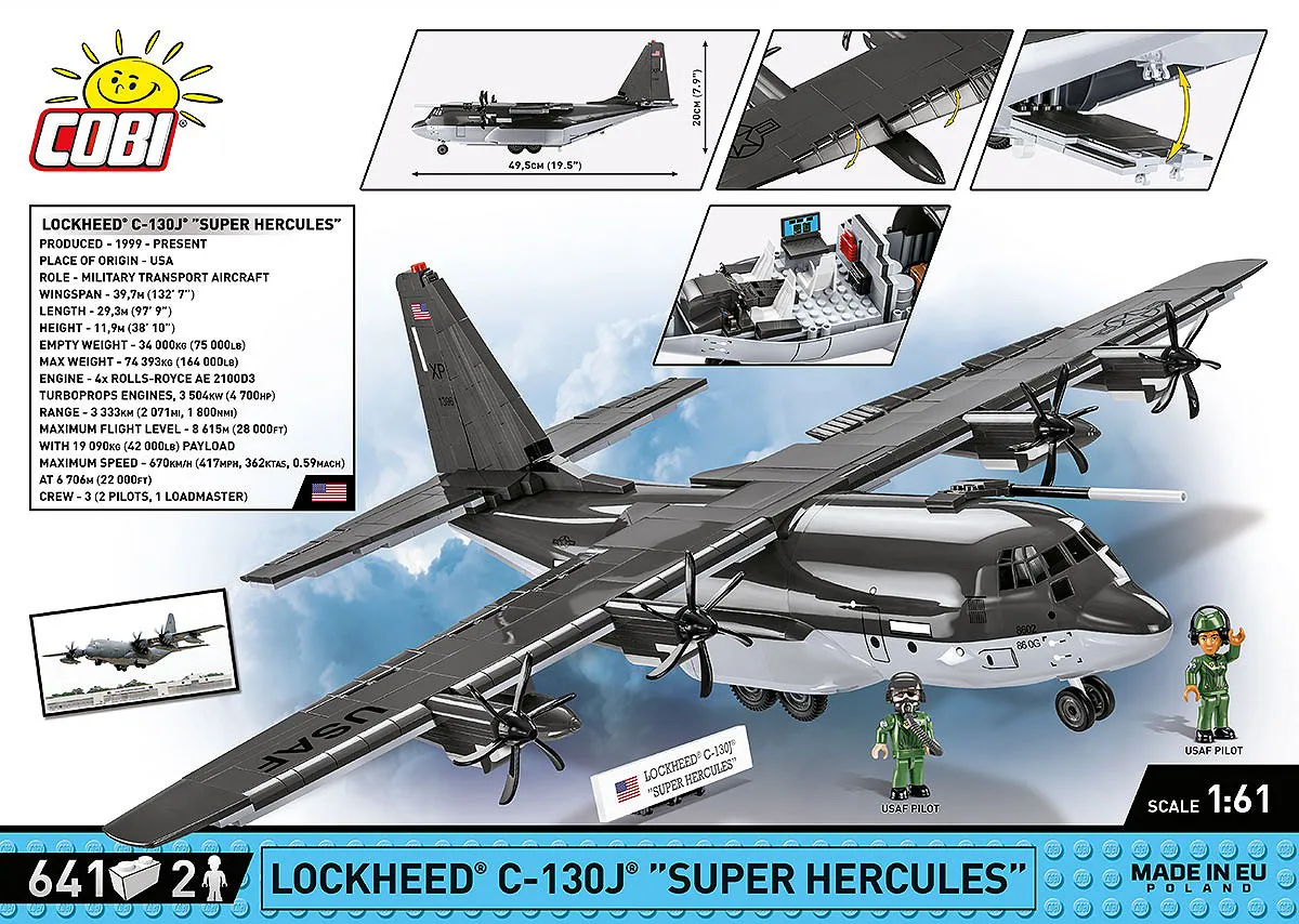 COBI 5838 Lockheed C-130J Super Hercules