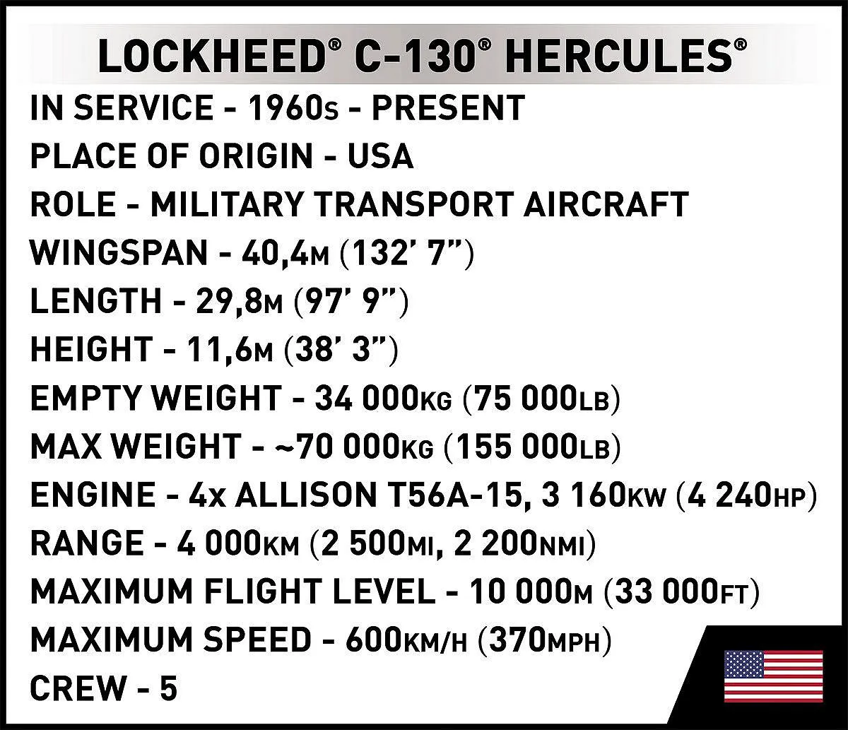COBI 5839 Lockheed C-130 Hercules