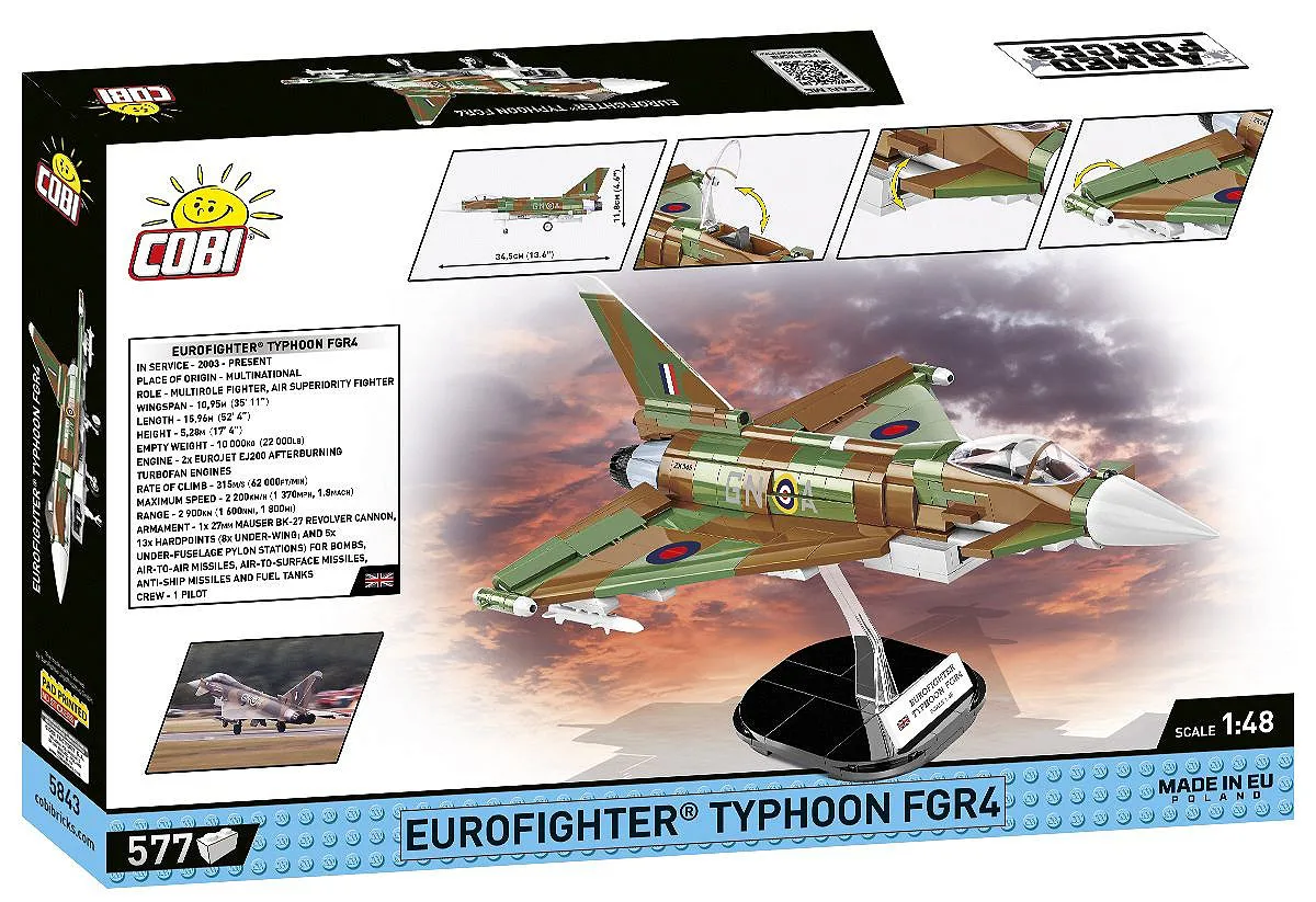 COBI 5843 Eurofighter Typhoon FGR4 "GiNA