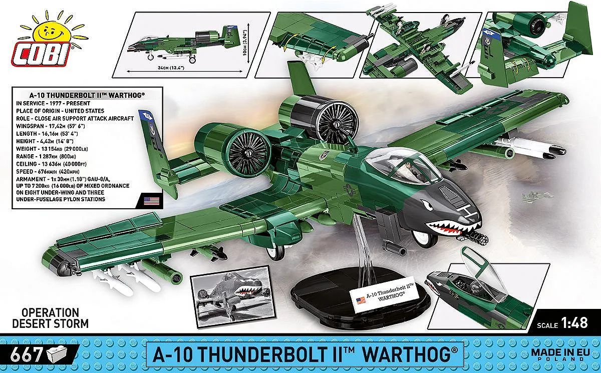 COBI 5856 A-10 Thunderbolt II Warthog