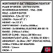 COBI 5858 Northrop F-5A Freedom Fighter