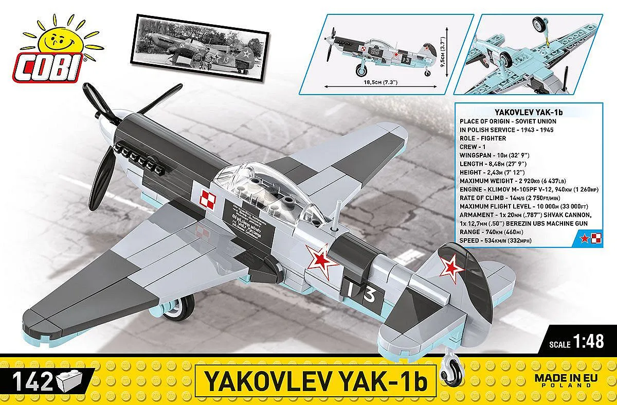 COBI 5863 Yakovlev Yak-1b