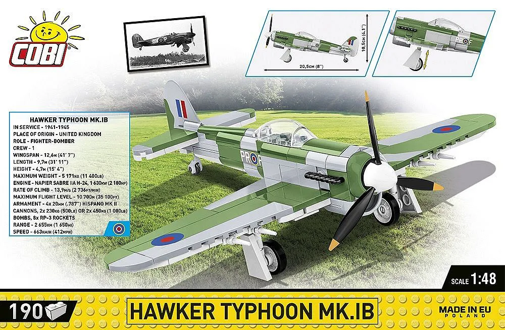 COBI 5864 Hawker Typhoon Mk.1B