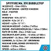COBI 5865 Spitfire Mk. XVI Bubbletop