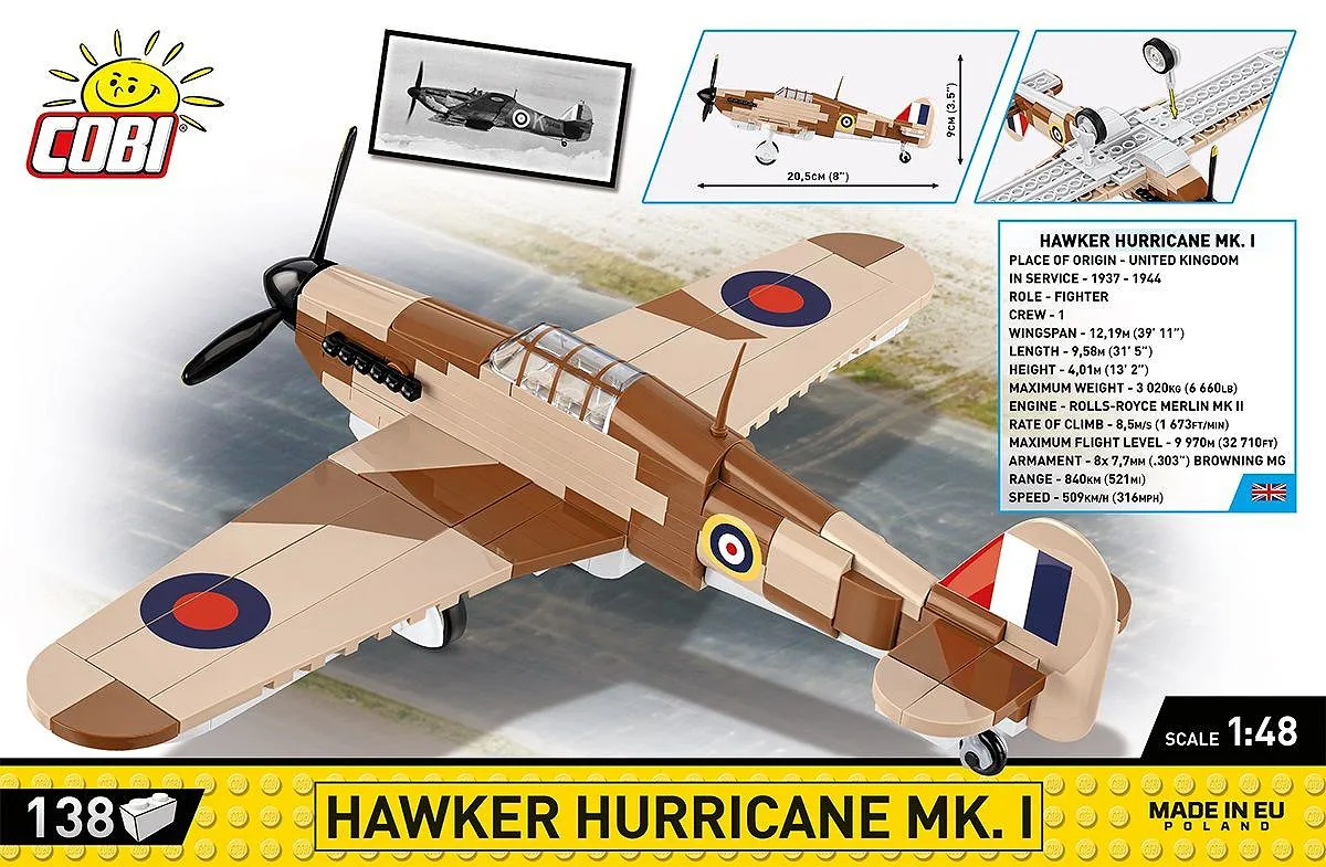 COBI 5866 Hawker Hurricane Mk.1