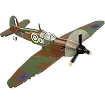 COBI 5868 Spitfire Mk. I N3200 - Imperial War Museum Duxford