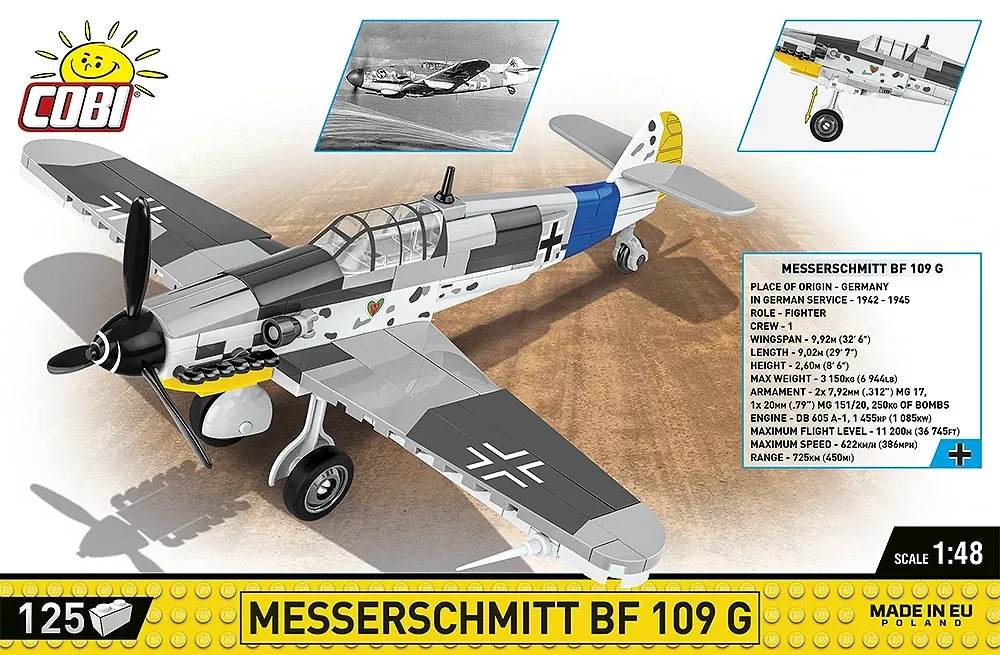 COBI 5870 Messerschmitt Bf 109 G