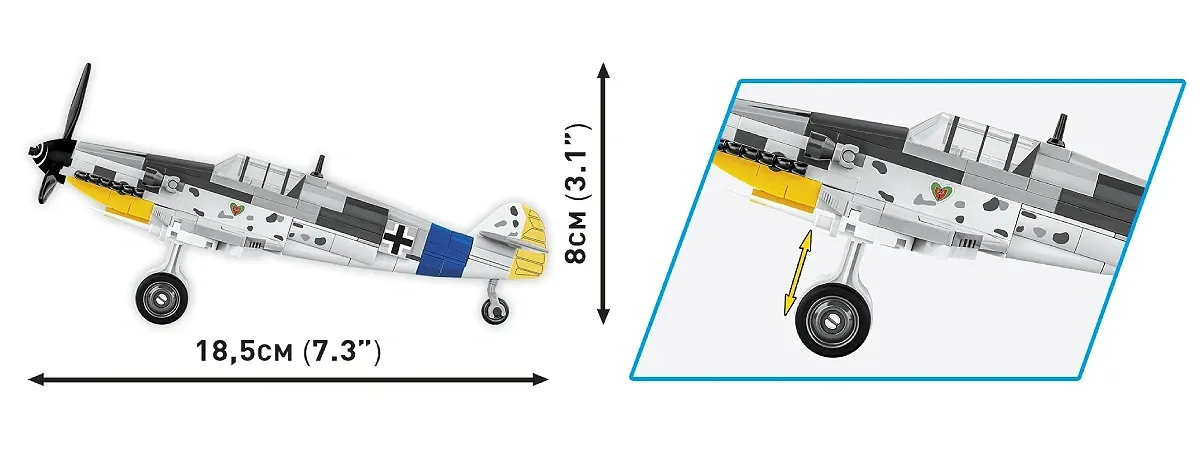 COBI 5870 Messerschmitt Bf 109 G