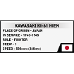 COBI 5872 Kawasaki Ki-61 Hien