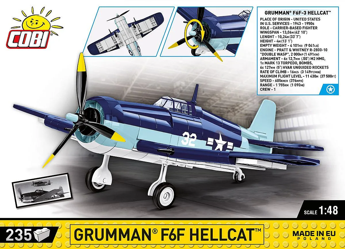 COBI 5883 Grumman F6F Hellcat