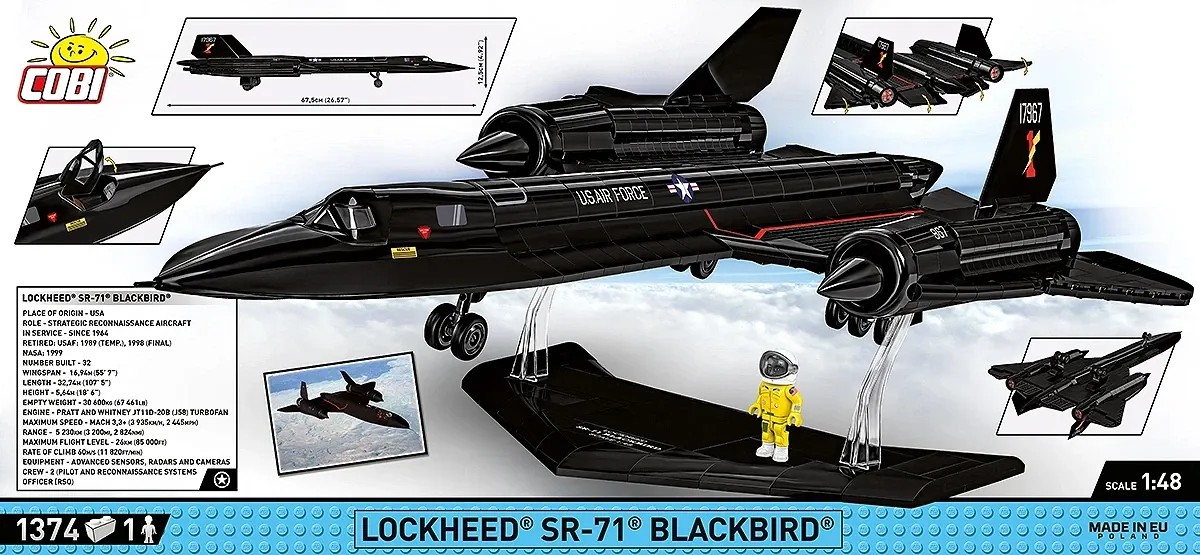 COBI 5891 Lockheed SR-71 Blackbird