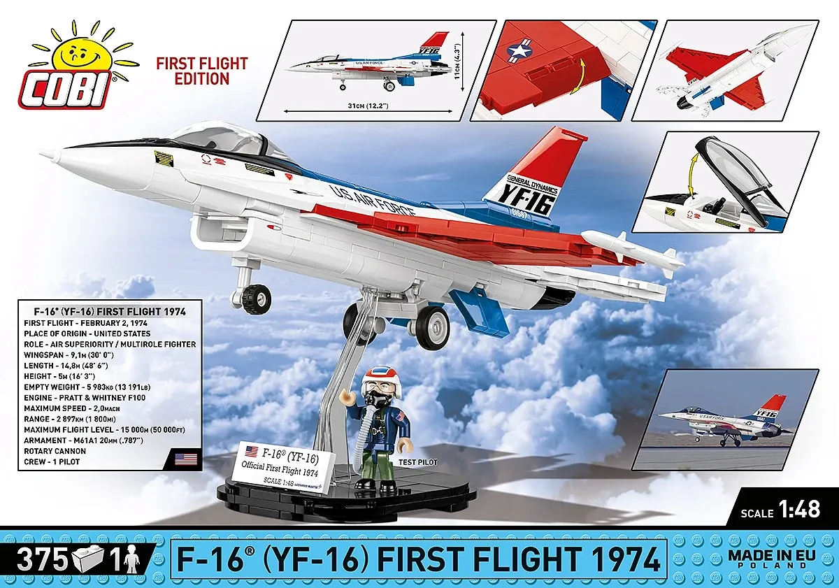 COBI 5892 F-16 (YF-16) Erstflug 1974