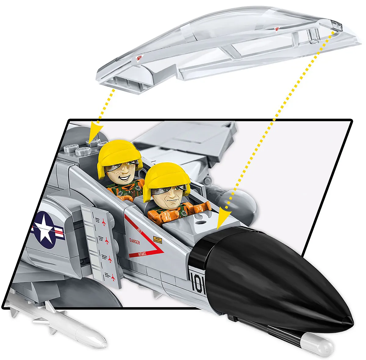COBI 5897 F-4 Phantom II - USS Midway