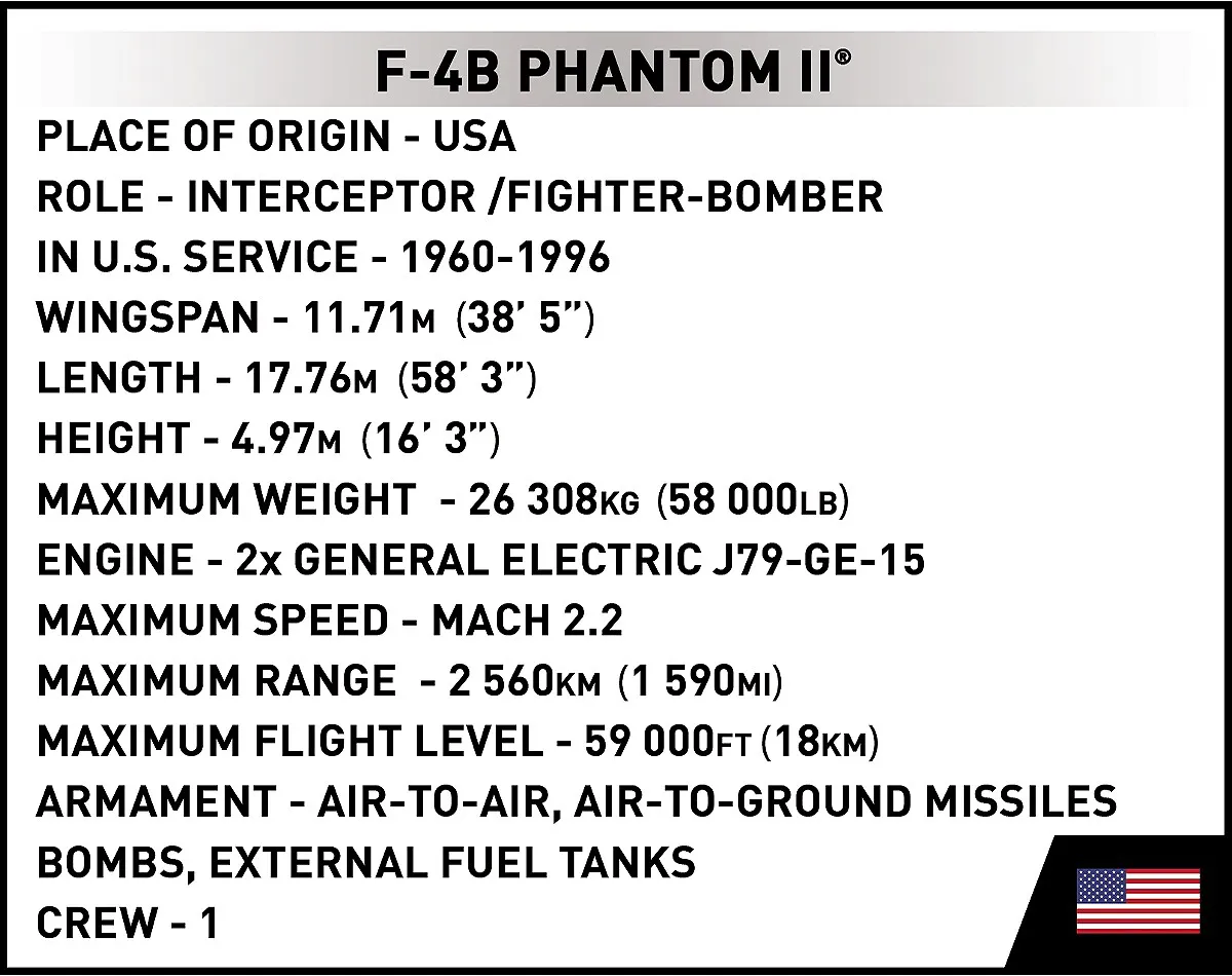 COBI 5897 F-4 Phantom II - USS Midway