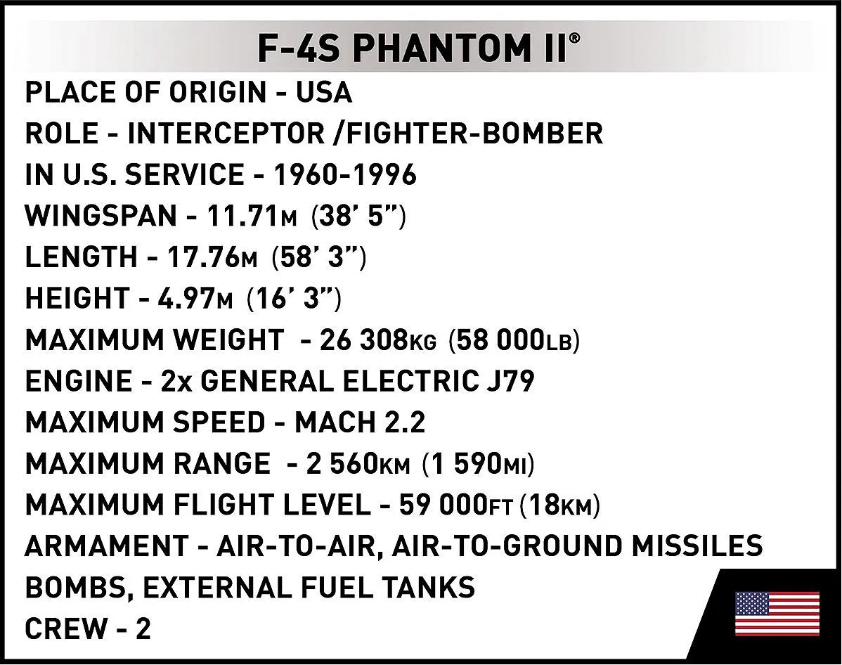 COBI 5899 F-4S Phantom II