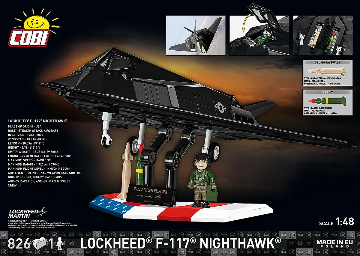 COBI 5902 Lockheed F-117 Nighthawk - Limitierte Edition