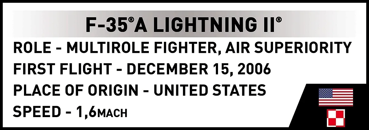 COBI 5904 F-35A Lightning II "Husarz