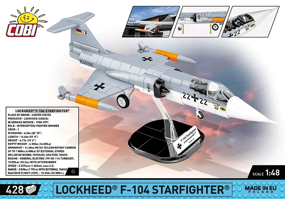 COBI 5907 Lockheed F-104 Starfighter