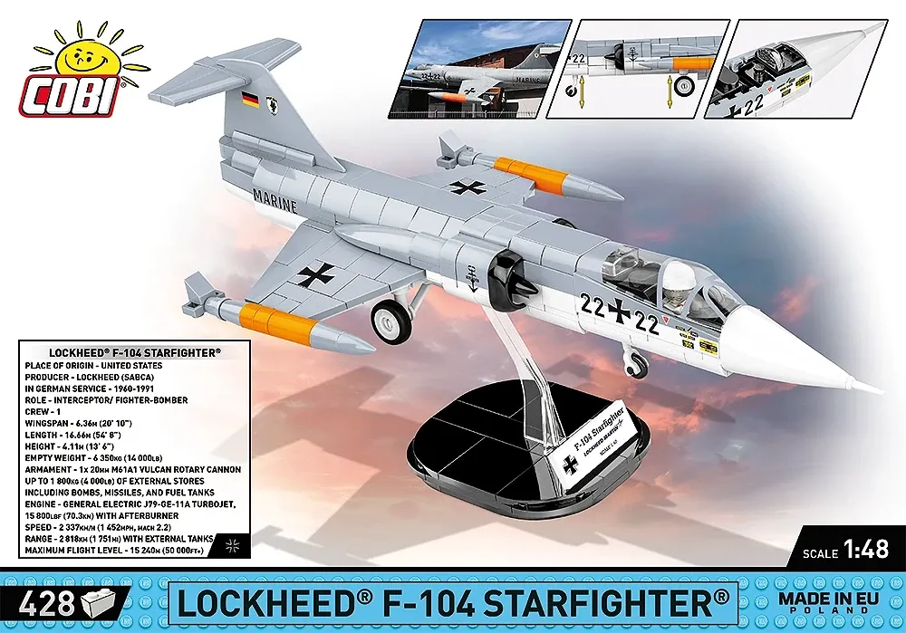 COBI 5907 Lockheed F-104 Starfighter