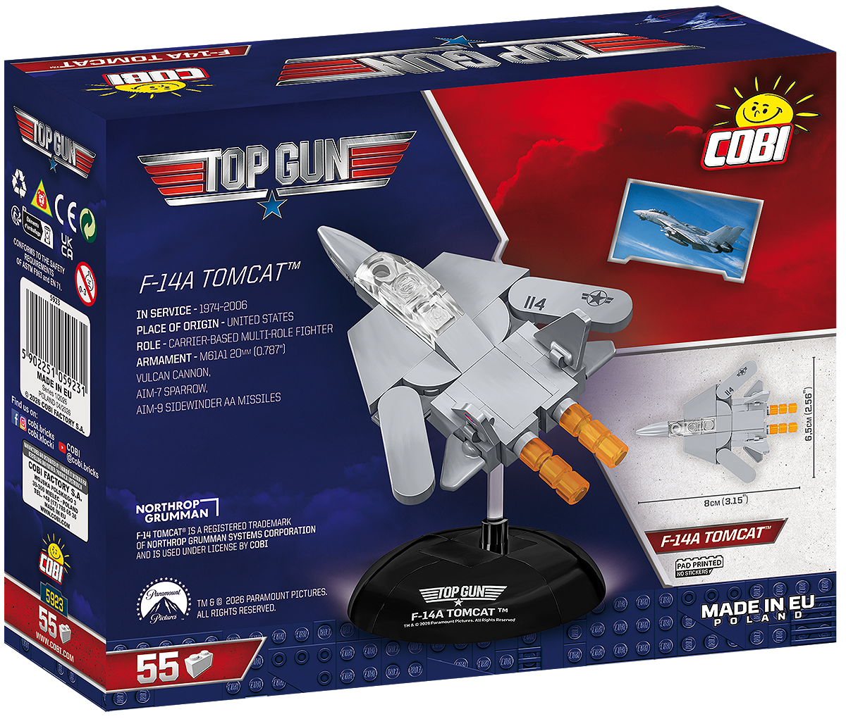 COBI 5923 F-14A Tomcat 1:300