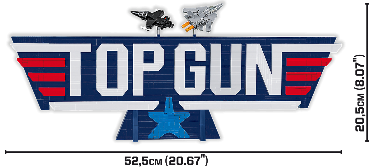 COBI 5925 Top Gun Logo