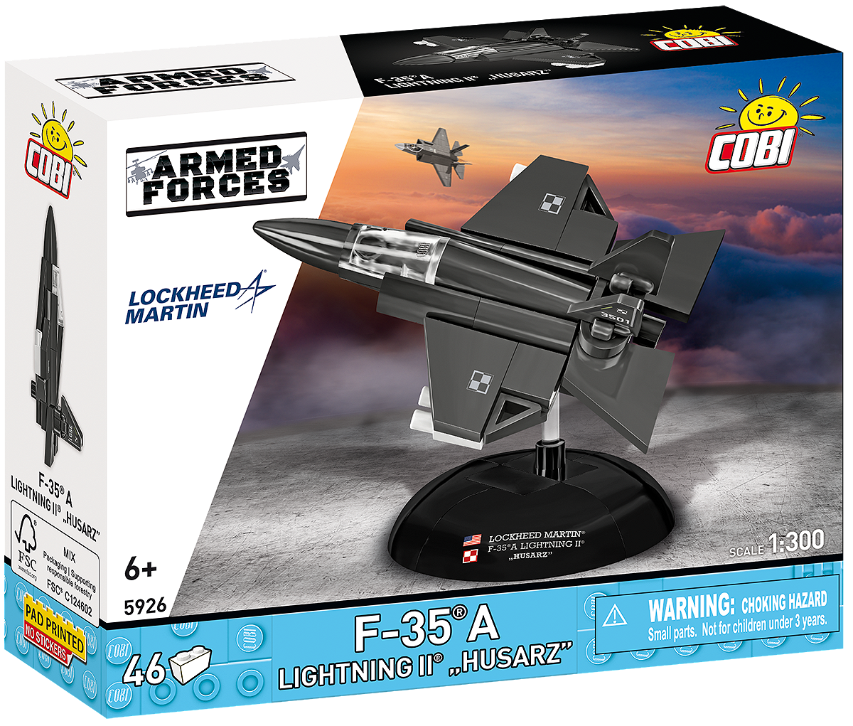 COBI 5926 F-35A Lightning II "Husarz" 1:300