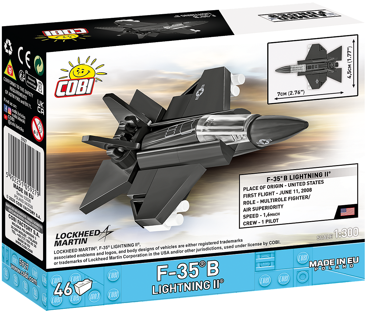 COBI 5927 F-35B Lightning II 1:300