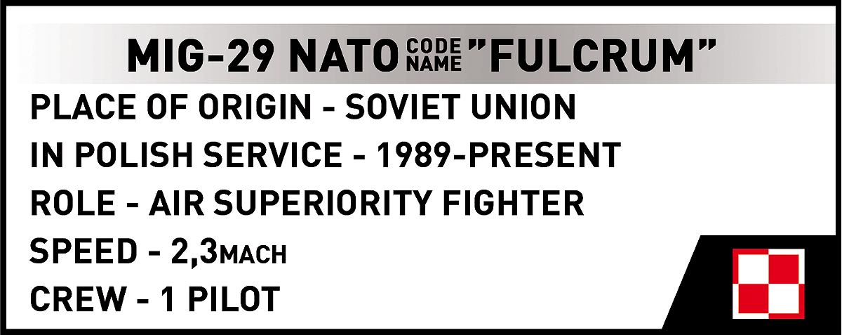 COBI 5928 MiG-29 NATO "Fulcrum" 1:300