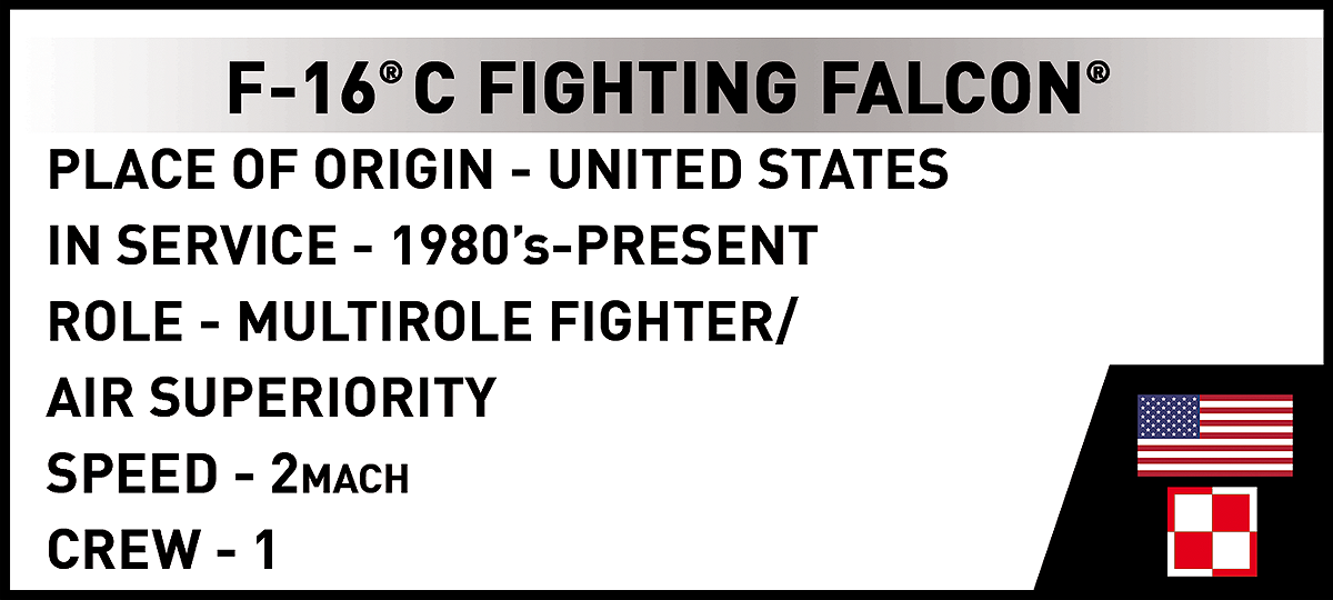 COBI 5929 F-16C Fighting Falcon 1:300
