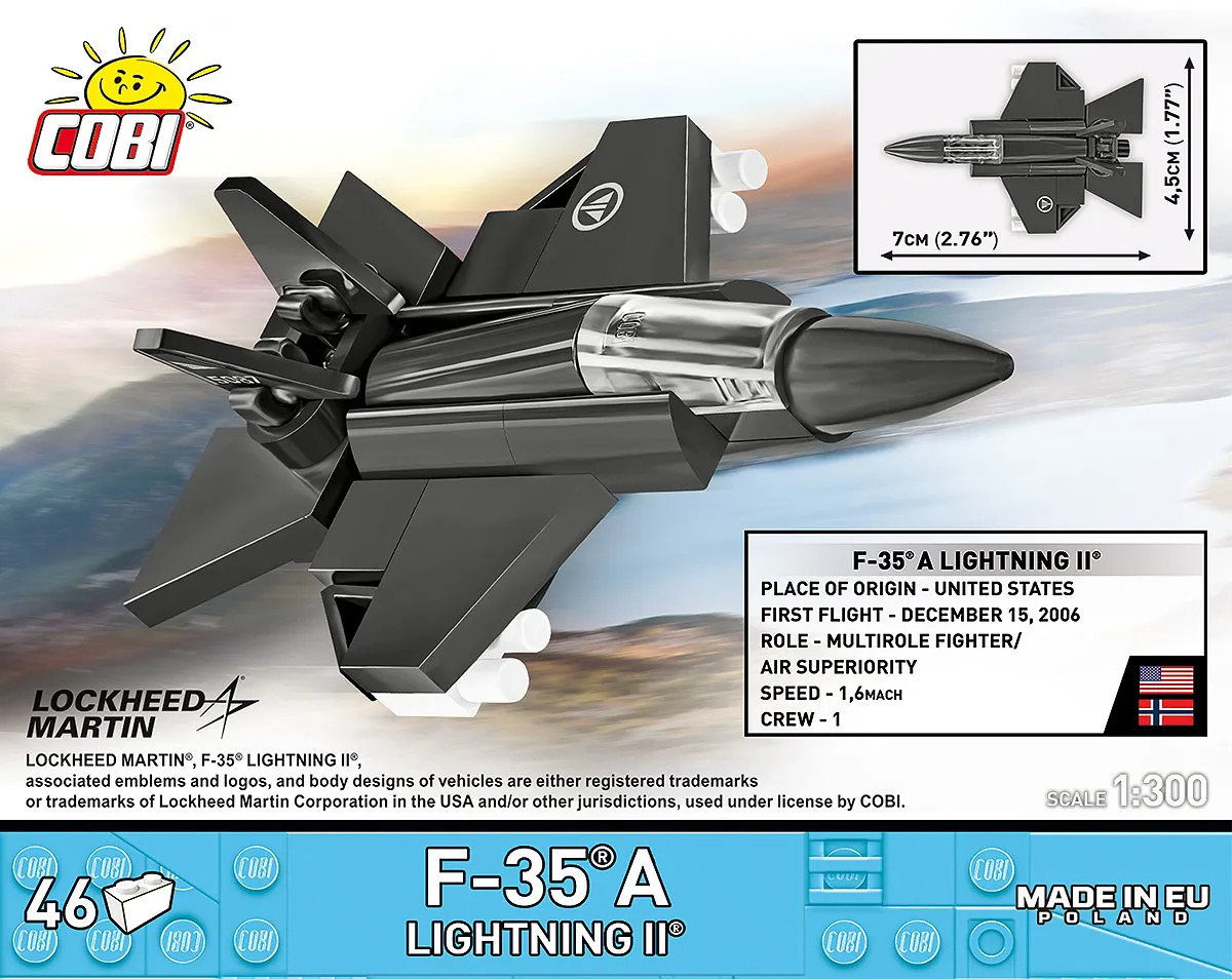 COBI 5940 F-35A Lightning II 1:300