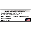 COBI 5941 F-16D Fighting Falcon 1:300