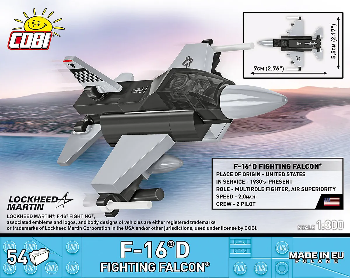 COBI 5941 F-16D Fighting Falcon 1:300