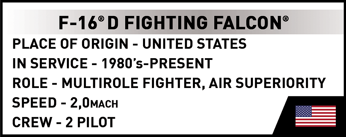 COBI 5941 F-16D Fighting Falcon 1:300