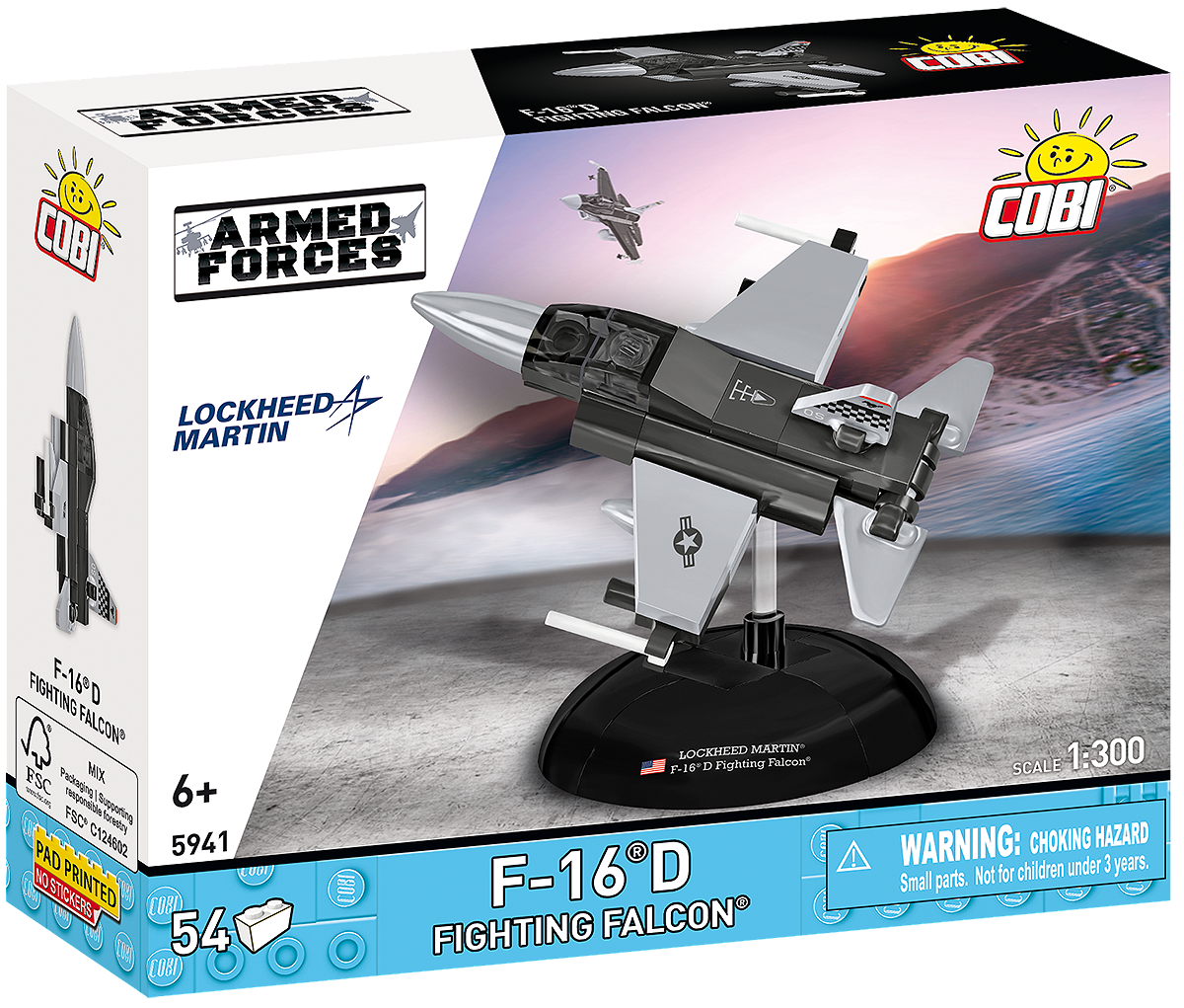 COBI 5941 F-16D Fighting Falcon 1:300