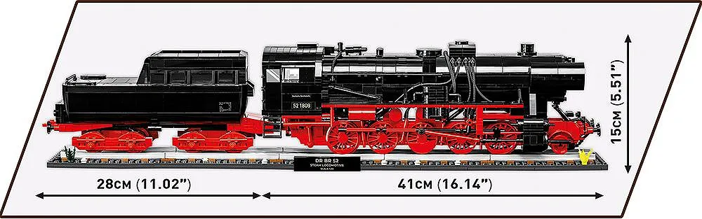COBI 6280 DR BR 52 stoomlocomotief 2in1 - Executive Edition
