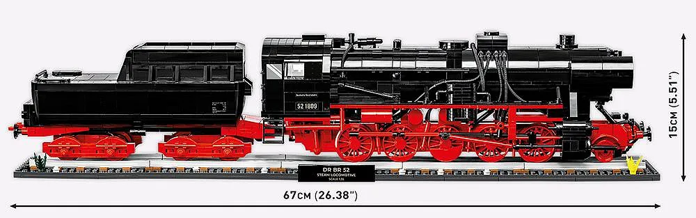 COBI 6280 DR BR 52 stoomlocomotief 2in1 - Executive Edition