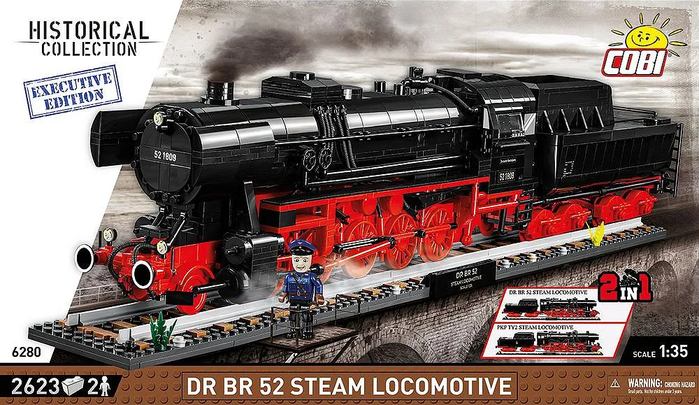 COBI 6280 DR BR 52 stoomlocomotief 2in1 - Executive Edition