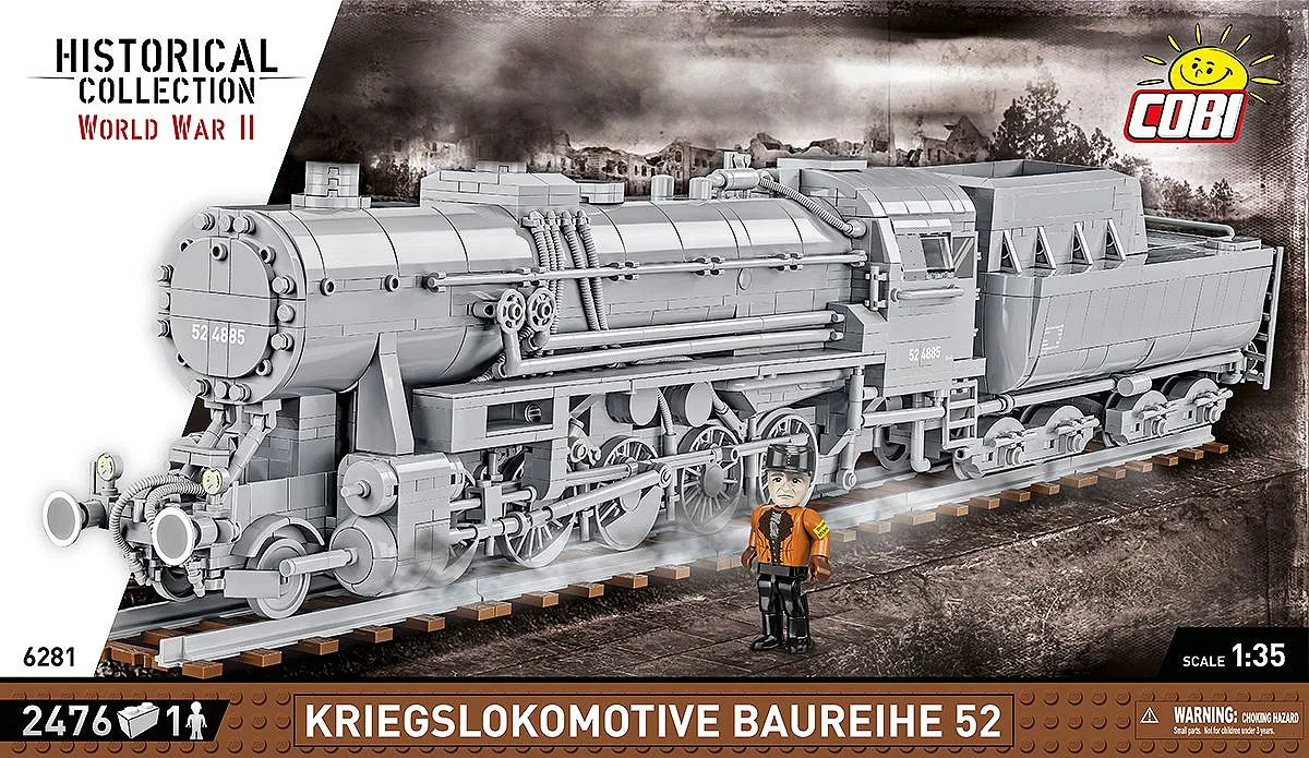 COBI 6281 Kriegslokomotive Baureihe 52