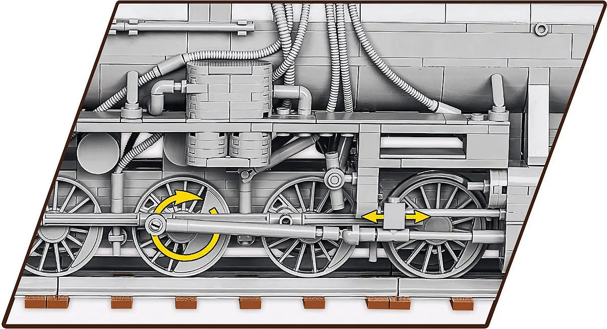 COBI 6281 Kriegslokomotive Baureihe 52