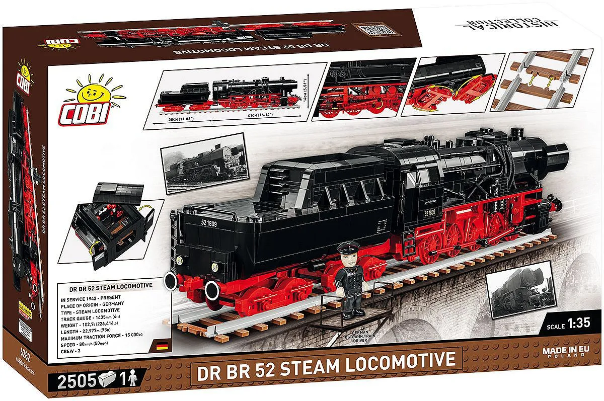 COBI 6282 DR BR 52 Dampflokomotive