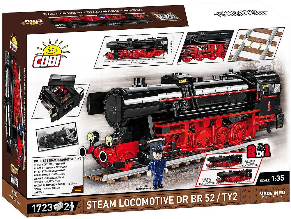COBI 6283 DR BR 52/TY2 Dampflokomotive