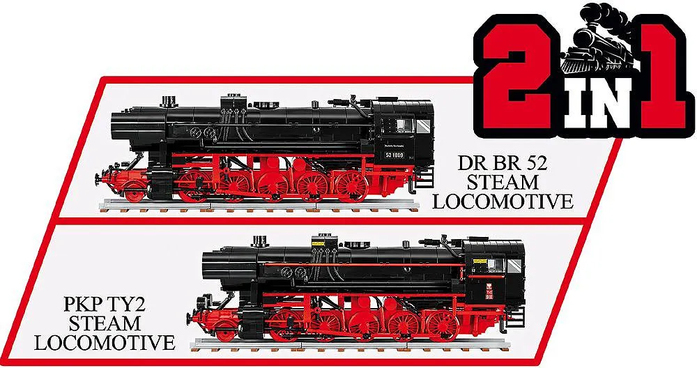 COBI 6283 DR BR 52/TY2 Dampflokomotive