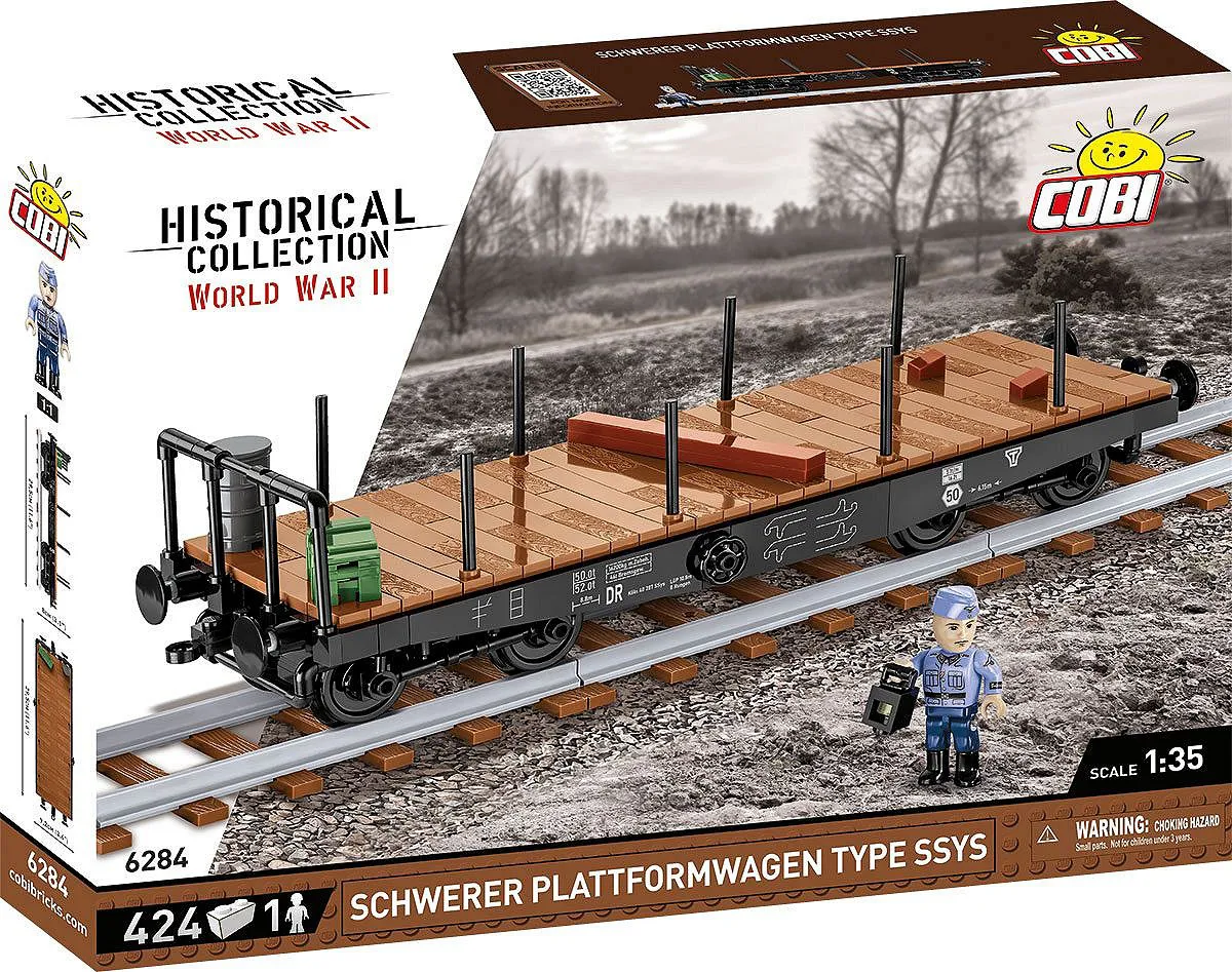 COBI 6284 Schwerer Plattformwagen Type SSYS
