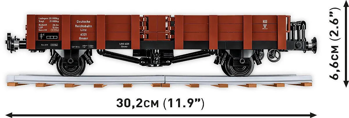 COBI 6285 Güterwagen type Ommr 32 LINZ