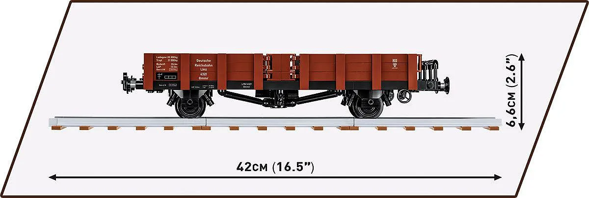 COBI 6285 Güterwagen type Ommr 32 LINZ