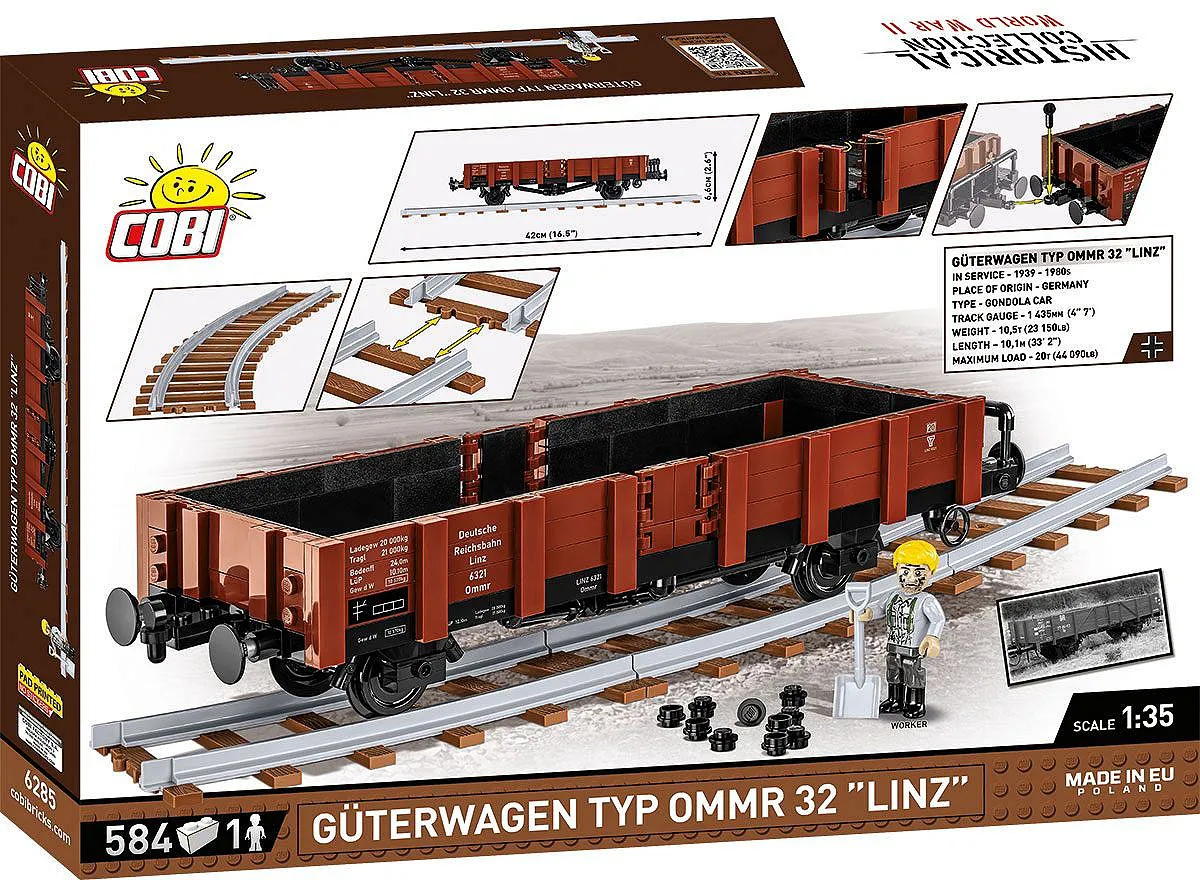 COBI 6285 Güterwagen type Ommr 32 LINZ