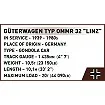 COBI 6285 Güterwagen type Ommr 32 LINZ