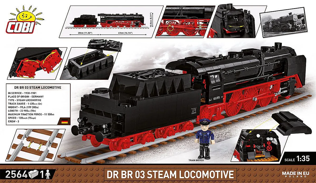 COBI 6288 DR BR 03 Dampflokomotive